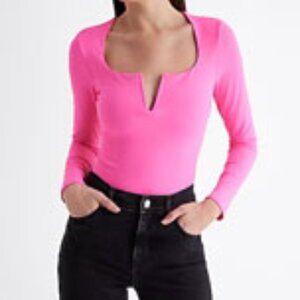 Body Contour High Compression V-Wire Long Sleeve Bodysuit